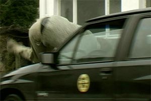 Autostunt Fitz van Thom ("Ich sterbe")